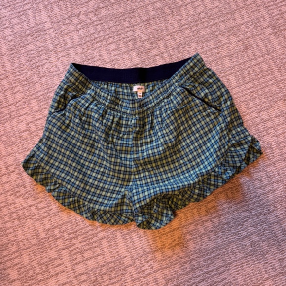 Aerie Plaid PJ Shorts Size Medium - Picture 3 of 4